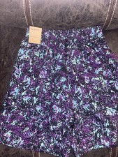 Nike Kids XL Dri-FIT Training Shorts Purple Abstract Print NWT