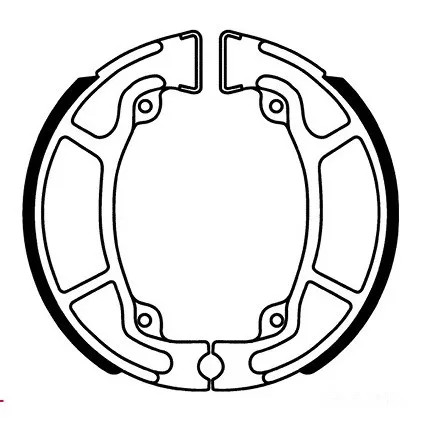 Bremsbacken Hinten Mit Feder TRW MCS835 FüR Honda SH 125 I DT Bj. 2005-2008-image