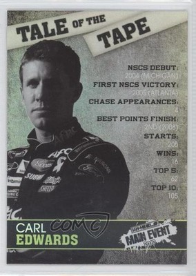 2010 Wheels Main Event Tale of the Tape Carl Edwards #TT5 0j6