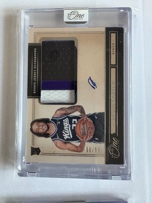 DEVIN CARTER 2024-25 PANINI ONE AND ONE ROOKIE PATCH RPA RC AUTO #d 56/99
