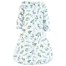 Hudson Baby Long Sleeve Plush Faux Fur Sleeping Bag, 6-12 Months, Eucalyptus