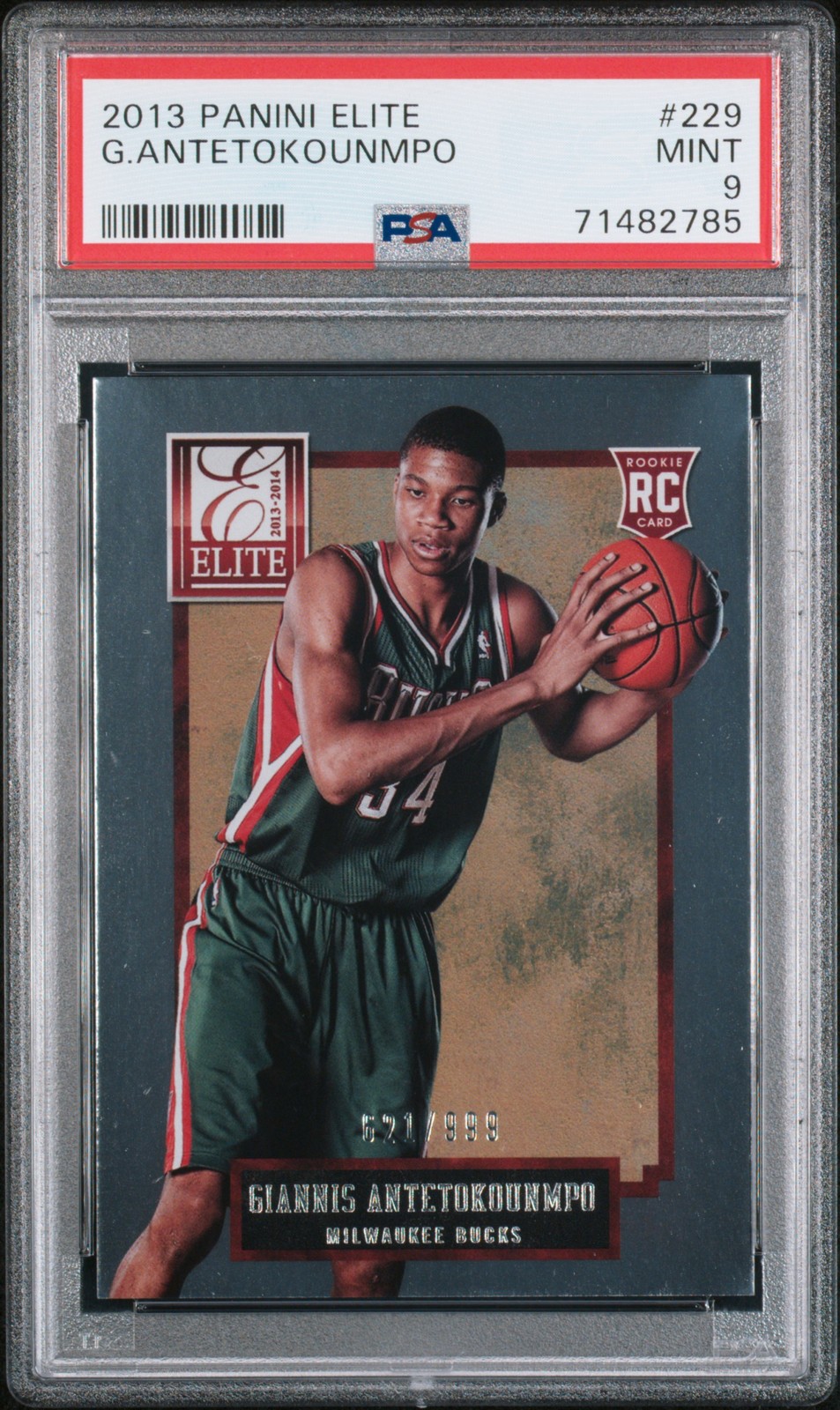 Giannis Antetokounmpo 2013 Elite #229 Base Rookie /999 Price Guide