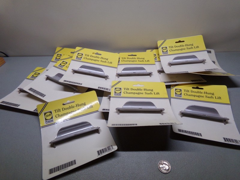 12 Unused Pella Window Pro Line Tilt Double-Hung Champagne Sash Lift Sealed 