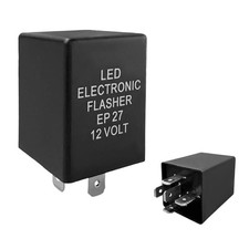 EP27 FL27 LED Electronic Flasher Relay, 5-Pin Car Flasher Relay Fix Turn 1 PCS
