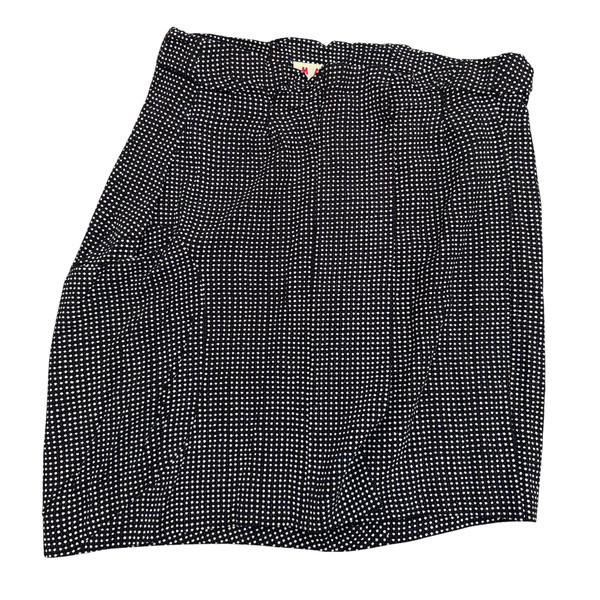 Marni Falda negra con micro estampado Geométrico talla 42 luxury