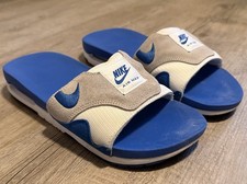 Nike Air Max 1 Slides Slider Sandals Retro Royal Blue OG White 95 Gr. 44
