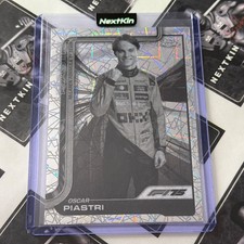2025 F1 Topps Chrome Oscar Piastri #6 Portrait B&W Laser Refractor McLaren  Team