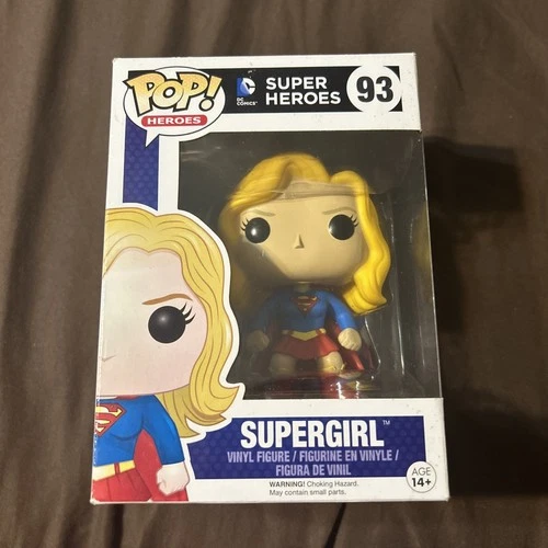 Funko Pop Dc Super Heroes Supergirl 93 Vinyl Figure Rare Vaulted SUPERGIRL NIB