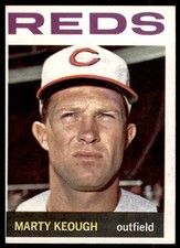 1964 Topps Marty Keough Cincinnati Reds #166 EXMT