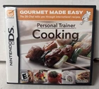 Nintendo DS Game Personal Trainer Cooking Gourmet Made Easy 2008