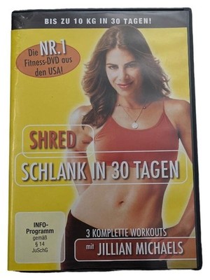 Jillian Michaels Shred Schlank in 30 Tagen Fitness DVD Workout
