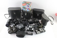 Assorted Vintage Binoculars of Various Brands and Magnifications Job Lot