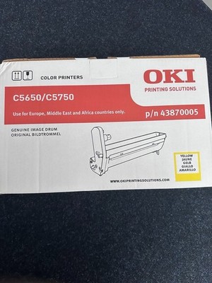 OKI Bildtrommel Gelb C5650/C5750   Original   p/n 43870005   Image Drum