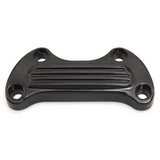 1" CNC Anti-Slip Handlebar Riser Top Clamps For Harley Softail Dyna Sportster