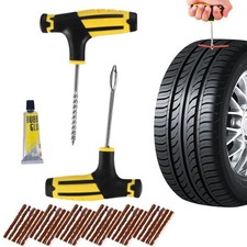 68pc Tire Repair Kit Diy Flat Tire Repair Car Truck Motorcycle Home Plug Patch
