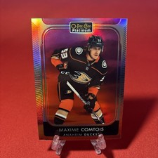2021-22 OPC Platinum Maxime Comtois Sunset Parallel Card #46
