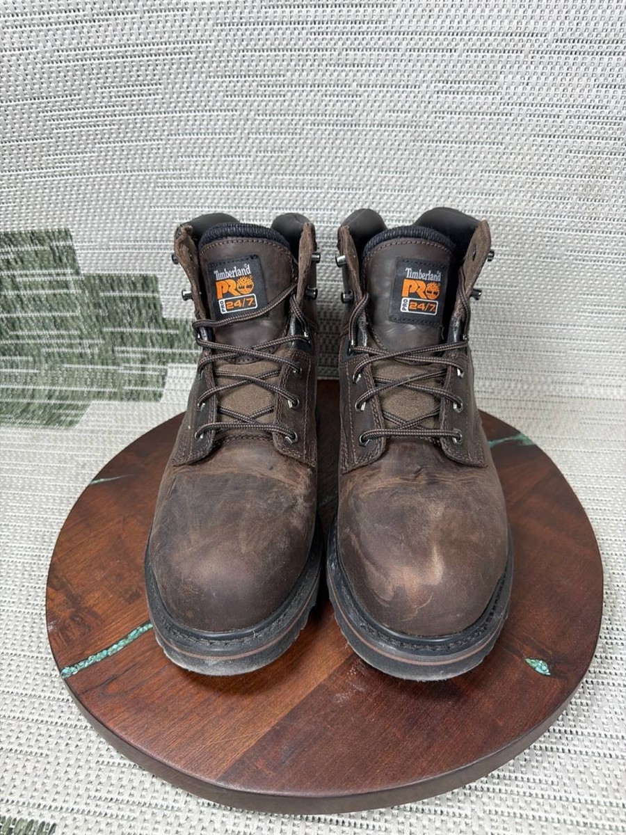 Timberland Pro Boots Mens Size 10.5 Pit Boss Steel Toe Work  display picture 2