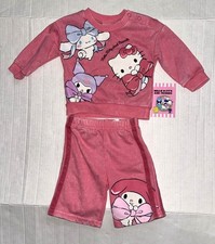HELLO KITTY 2 piece set pink/FRIENDS motif size 0-3 months