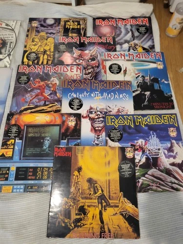 Rare Vinyl Bundle Iron Maiden Acdc Pink Floyd Led Zeppelin