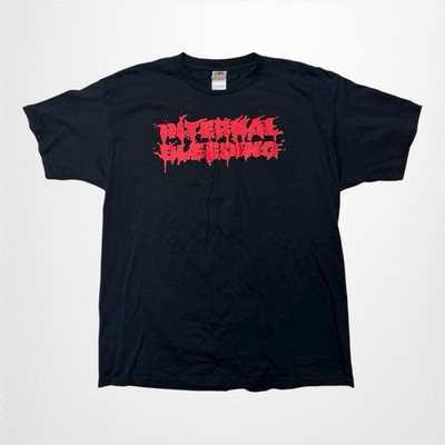 Vintage Internal Bleeding  Born And  Bred To Kill  Black T Shirt XL