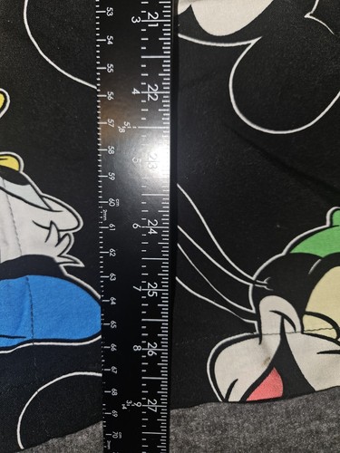 Camicia Disney uomo media nera con bottoni stampa all over Topolino Paperino Pippo AOP - Foto 2 di 7