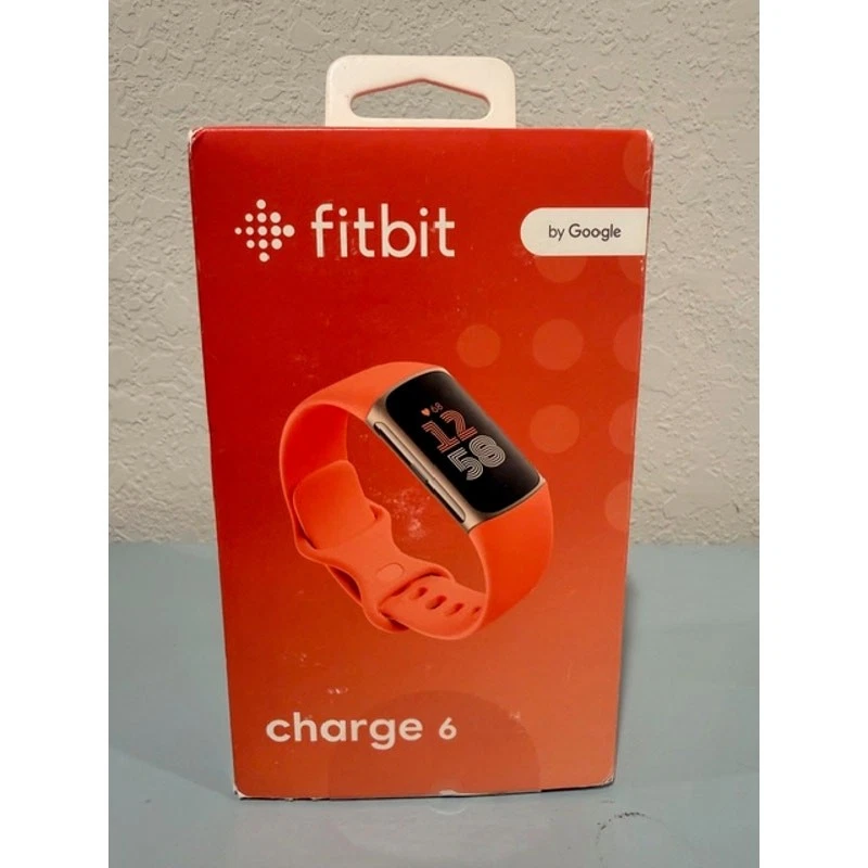 Fitbit Charge 6 Fitness Tracker GPS Heart Rate Google Apps Gold Coral S/L Bands
Opens in a new windo