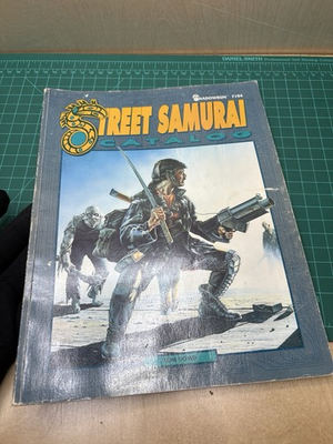 #ad Street Samurai Catalog Shadowrun RPG Sourcebook 7104 1989 Tom Dowd FASA Corp $7.99