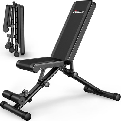 MD35 Adjustable Weight Bench 8x4x3x2 Positions- 700 Pounds Load Foldable Stre...