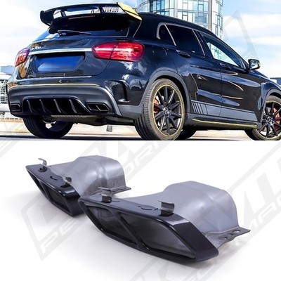 AMG STYLE AUSPUFF QUAD TIP ERSATZ PASSEND FÜR MERCEDES GLA45 X156 14-20