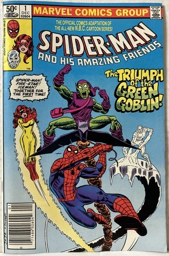 Spider-Man and his Amazing Friends #1 Newsstand Marvel 1981 First Fire-Star *FN+