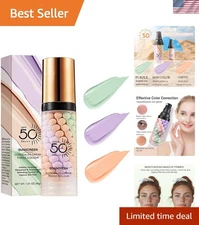 Lightweight Color Corrector & Primer: Blurs Imperfections with SPF 50 Protection