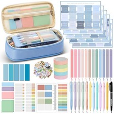 98 Pcs Bible Study Supplies, Journaling Kit for Women, Aesthetic Blue