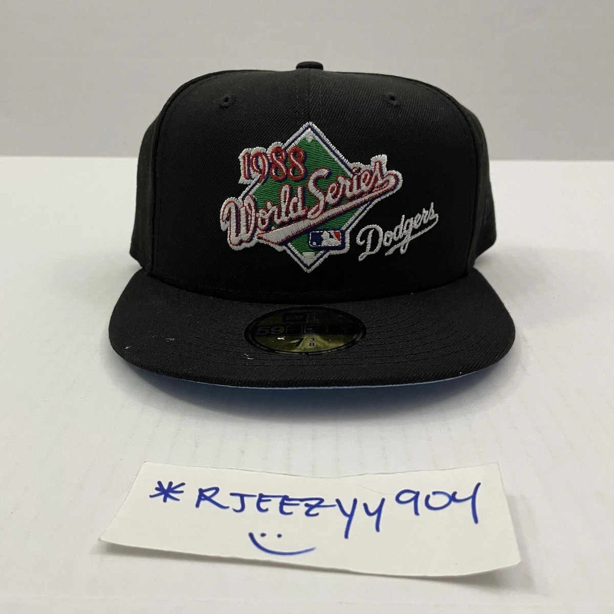 Size 7 3/8 | New Era LA Dodgers 1988 World Series Champions 5950 Fitted Hat Cap