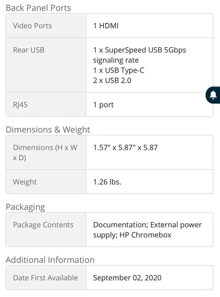 HP Chromebox G2 Intel 3867U 64GB SSD, 8 GB RAM | eBay HP Chromebox G2 Intel 3867U 64GB SSD, 8 GB RAM | eBay