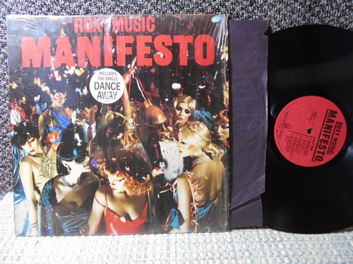 Roxy Music m- / ex in shrink with sticker LP Manifesto