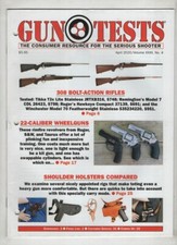Gun Tests Magazine 308 Bolt Action Rifles 22 Caliber April 2020 122920nonr