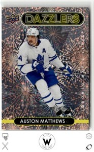 2021-22 Upper Deck #DZ-93 Auston Matthews Dazzlers Orange
