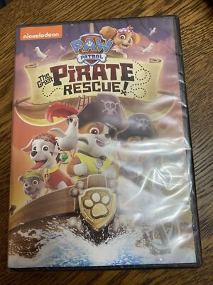 PAW Patrol: The Great Pirate Rescue! DVD, NEW/SEALED FREE Shipping!!!  32429278432|