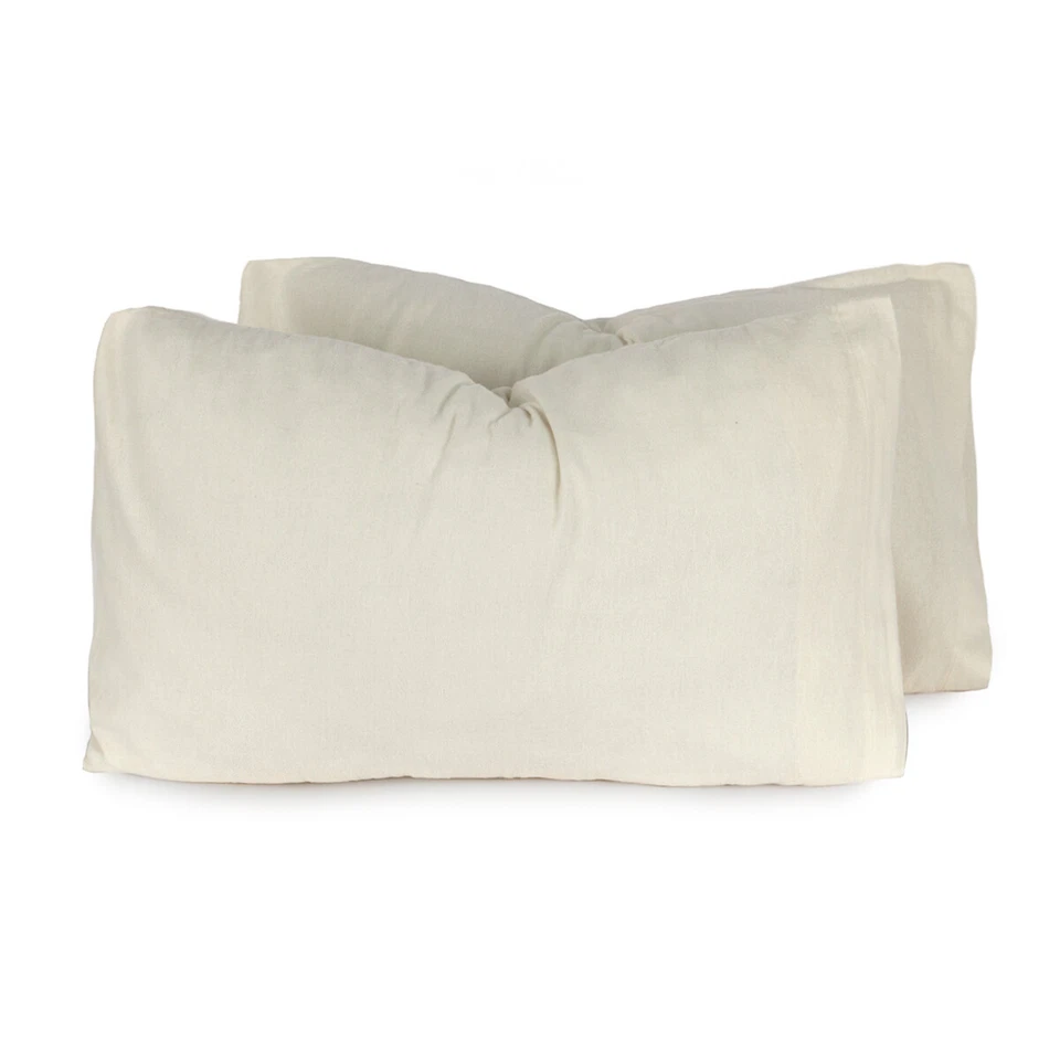 Coppia federe in flanella Tinta unita Morbidissimi 52x82 cm AB083 - Immagine 3 di 4