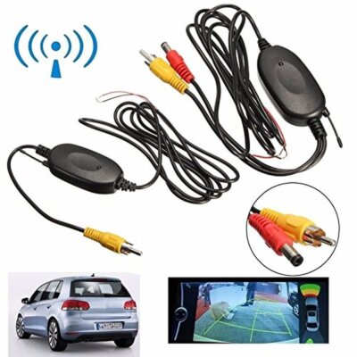 RCA Video Cable 2.4GHz Wireless Video Transmitter Receiver for Rear View Camera