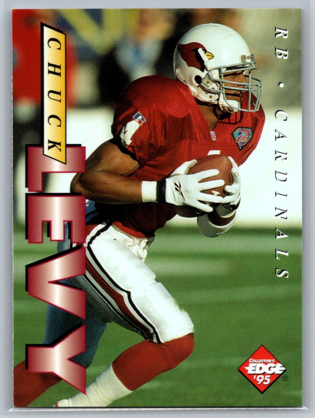Chuck Levy 1995 Collector's Edge Gold Logo FOOTBALL #5 Arizona Cardinals