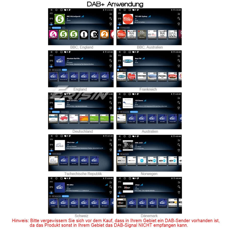 ES384 DAB+ Digital Radio Receiver MCX Amplified Antenna For Android Car Stereo - Image 4 of 4