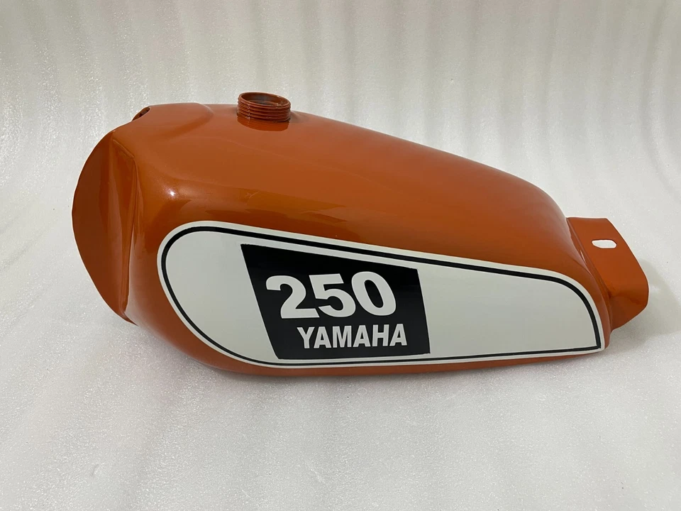 Yamaha XT 250 3Y3 4Y1 Orange Painted Alloy Petrol Fuel Tank +Cap 1980-1990 |Fit - Изображение 3 из 4
