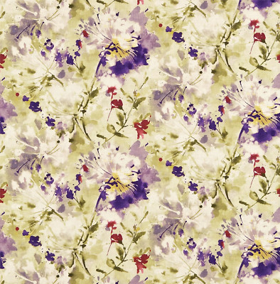 Sanderson Gardinenstoff 'Simi' 1,5m Amethyst - Leinenmischung