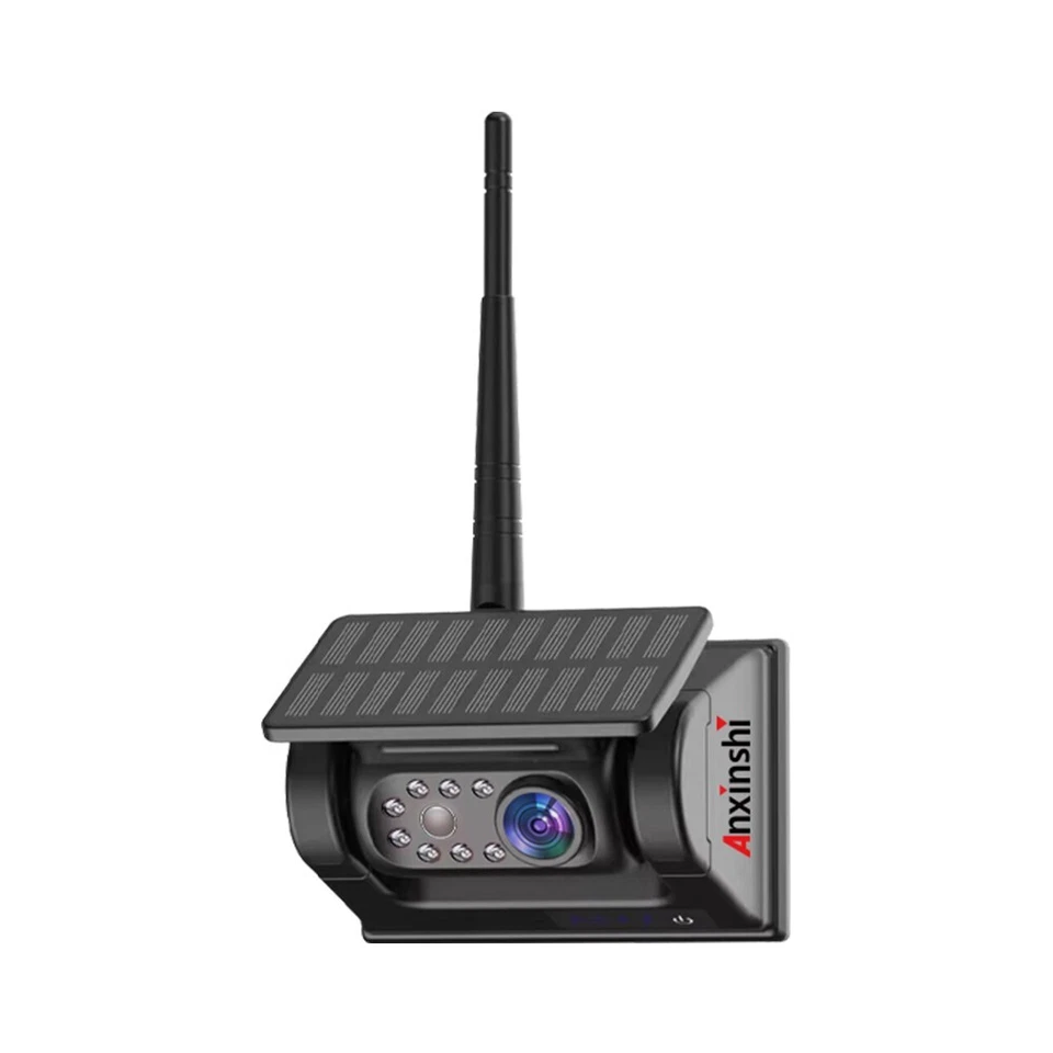 7" Wireless Monitor DVR Solar Backup Camera Rechargeable Magnetic portable Cam - Image 4 of 4