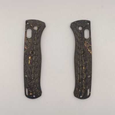 Golden Thread Pattern Carbon Fiber Tools Handle Scales for Benchmade Bugout 535