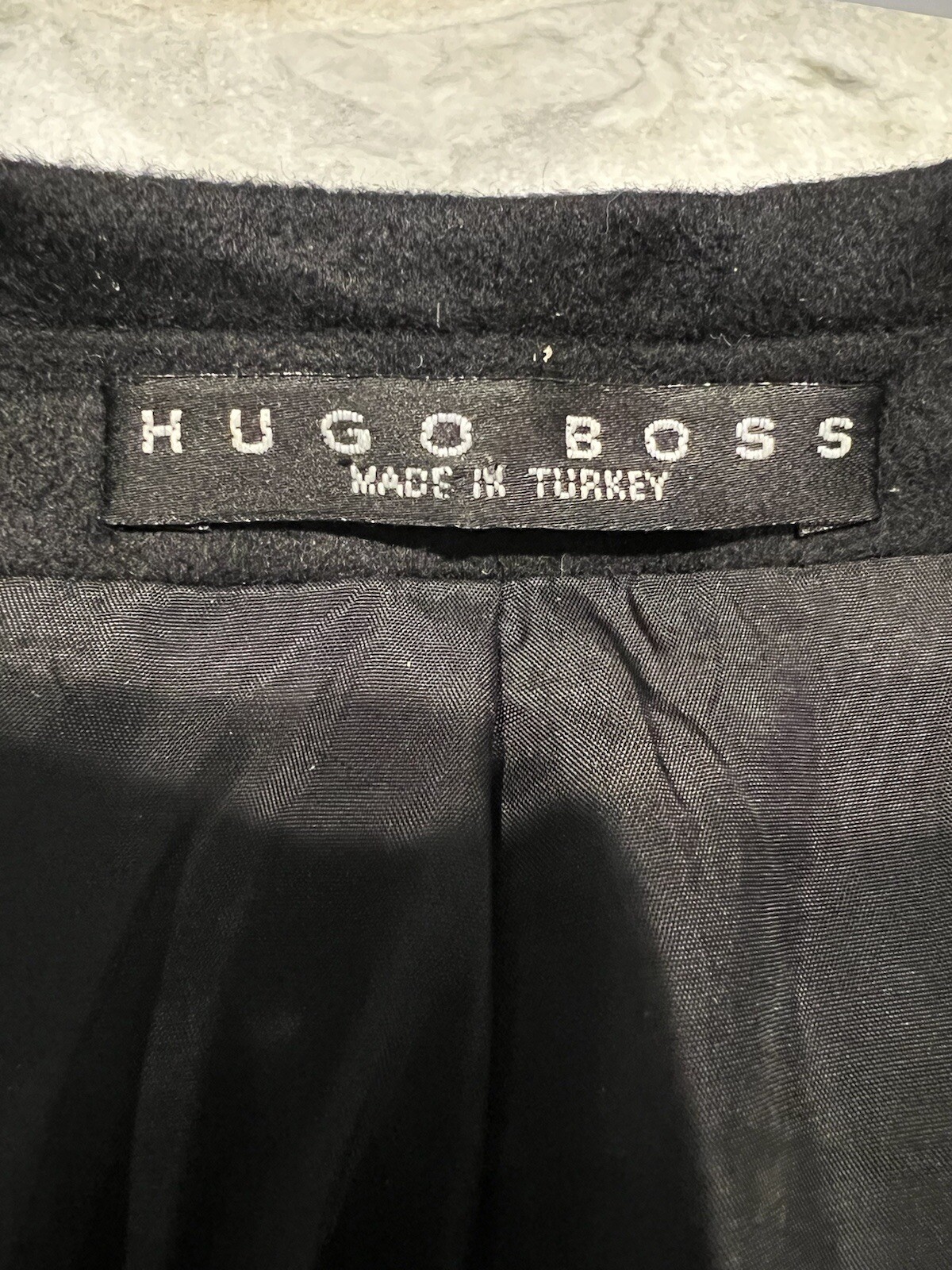 Hugo Boss Angelico Loro Piana Mens Black Cashmere 3 Button Blazer Jacket 44R thumbnail 3