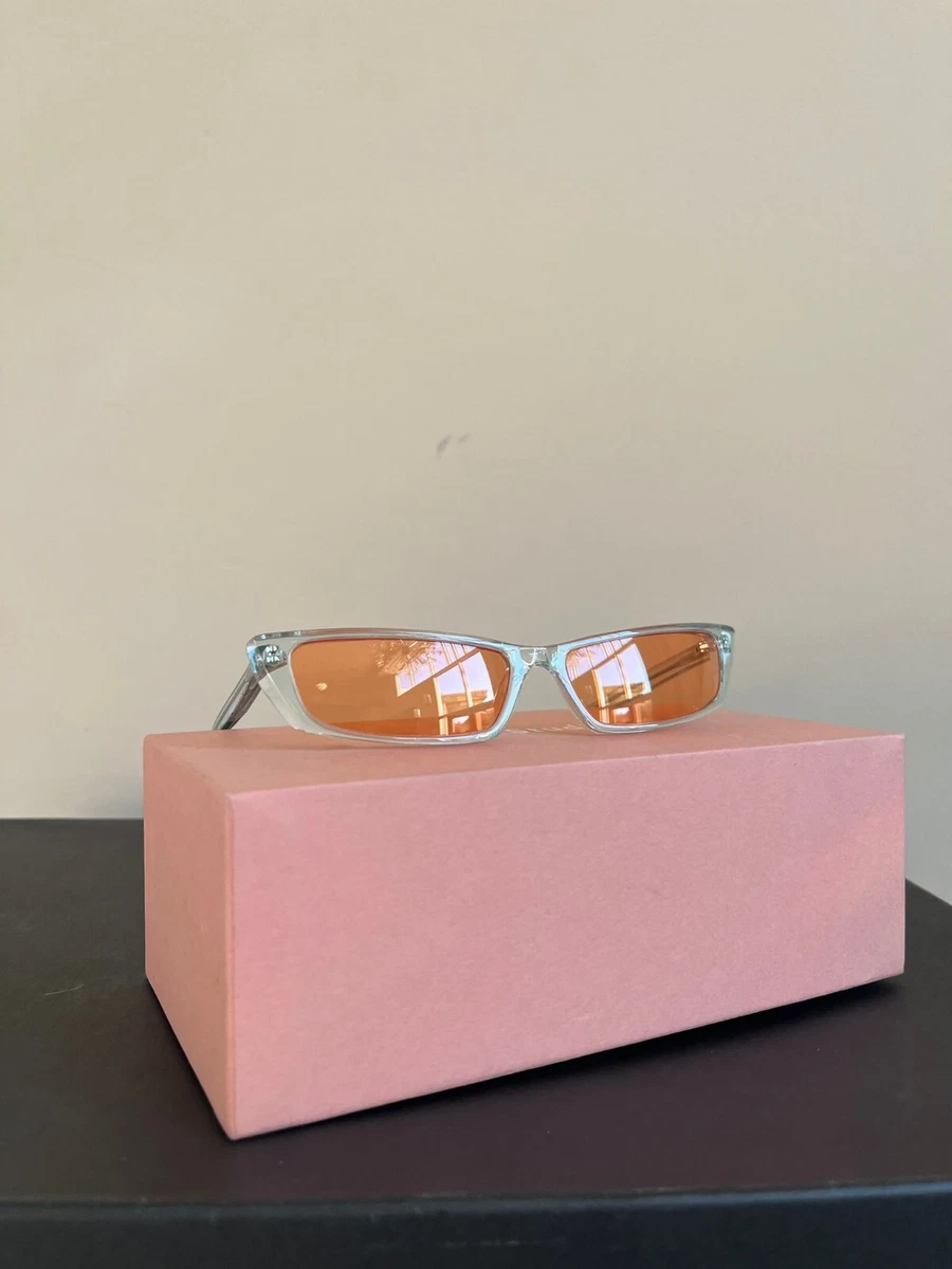 Acne studios white sunglasses sales