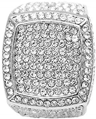 Mens Big Bezel Dial W/ Cuban Chain Bracelet,Necklace,Chain & Ring - CRNT 8967 - Picture 33 of 99