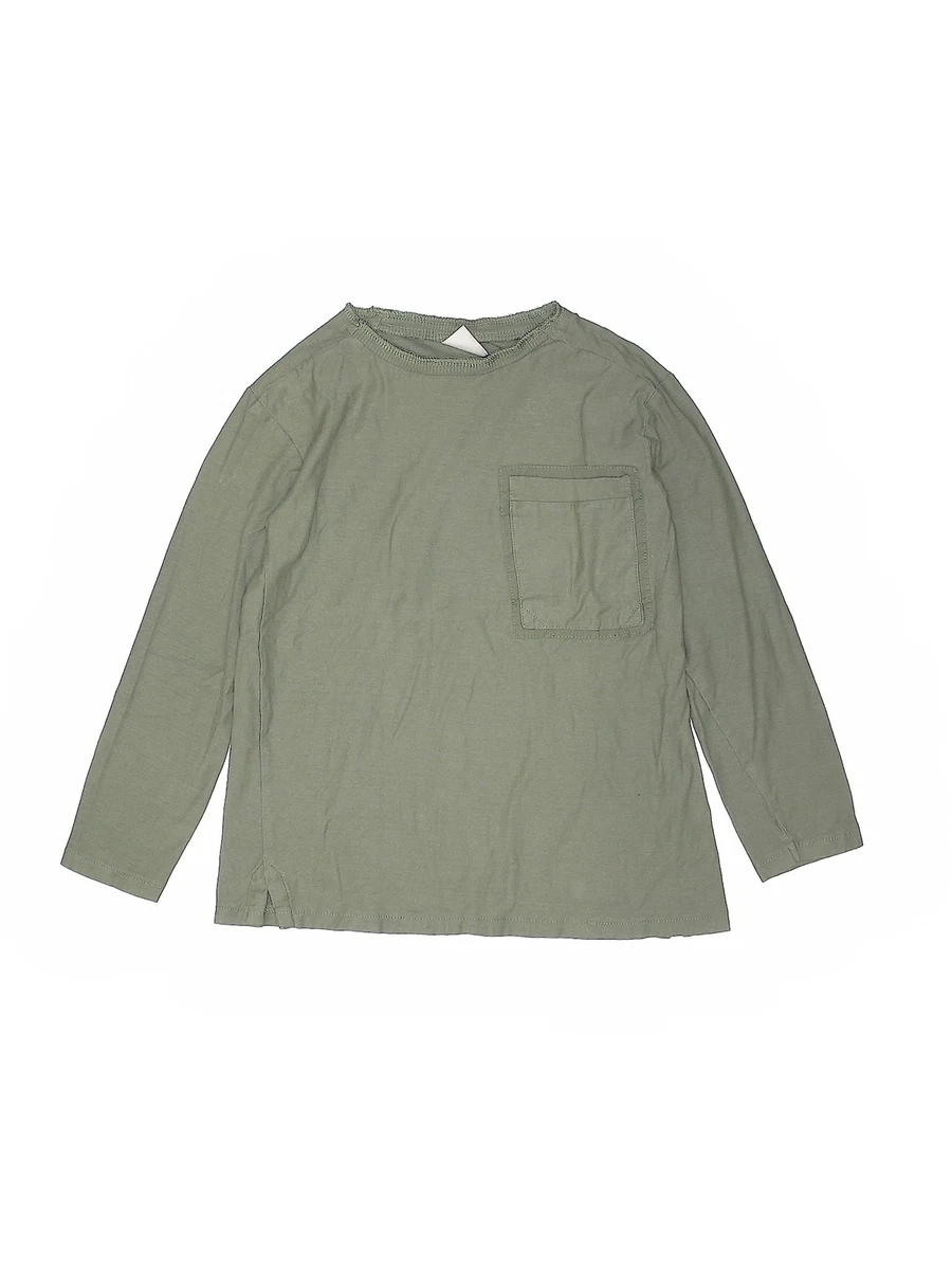 Camiseta verde online niño zara